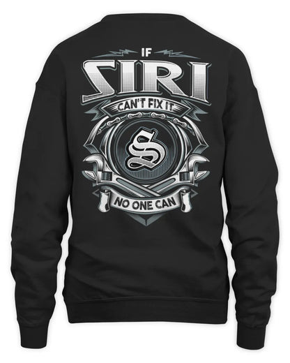 SIRI AP81-K4-626 - Personalized Ahmed Quote Apparel “If Ahmed Can't Fix It, No One Can” - Unisex Sweatshirt - Black