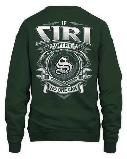 SIRI AP81-K4-626 - Personalized Ahmed Quote Apparel “If Ahmed Can't Fix It, No One Can” - Unisex Sweatshirt - Forest Green