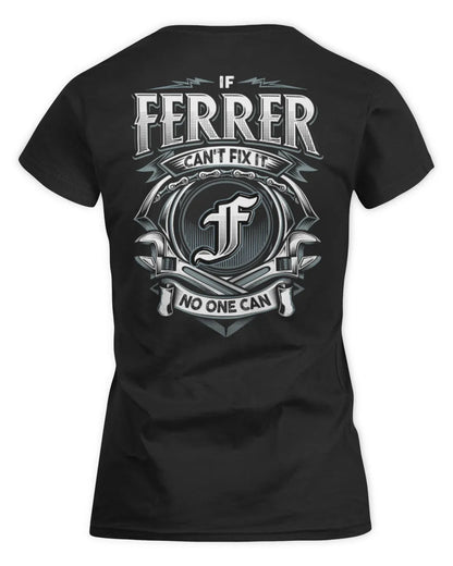 FERRER AP81-K4-626 - Personalized Ahmed Quote Apparel “If Ahmed Can't Fix It, No One Can” - Women's Standard T-Shirt - Black