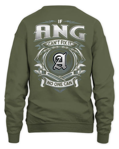 ANG AP81-K4-626 - Personalized Ahmed Quote Apparel “If Ahmed Can't Fix It, No One Can” - Unisex Sweatshirt - Military Green