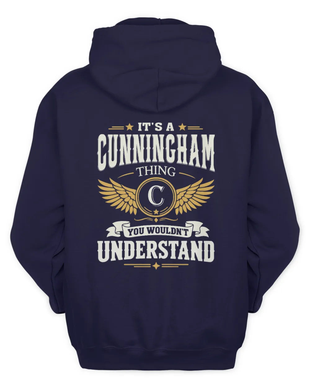 CUNNINGHAM KT06-M008 It’s a [NAME] Thing – You Wouldn’t Understand | Personalized Vintage T-Shirt - Unisex Hoodie - Navy
