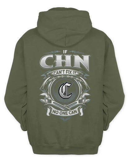 CHN AP81-K4-626 - Personalized Ahmed Quote Apparel “If Ahmed Can't Fix It, No One Can” - Unisex Hoodie - Military Green