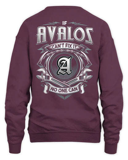 AVALOS AP81-K4-626 - Personalized Ahmed Quote Apparel “If Ahmed Can't Fix It, No One Can” - Unisex Sweatshirt - Maroon