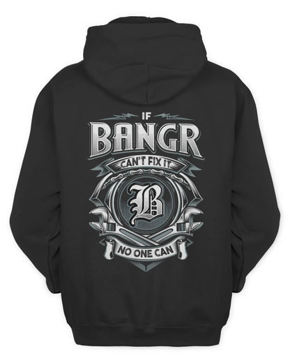 BANGR AP81-K4-626 - Personalized Ahmed Quote Apparel “If Ahmed Can't Fix It, No One Can” - Unisex Hoodie - Black