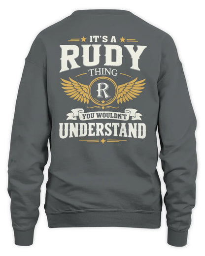 RUDY KT06-M008 It’s a [NAME] Thing – You Wouldn’t Understand | Personalized Vintage T-Shirt - Unisex Sweatshirt - Charcoal