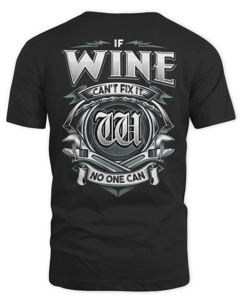 WINE AP81-K4-626 - Personalized Ahmed Quote Apparel “If Ahmed Can't Fix It, No One Can”