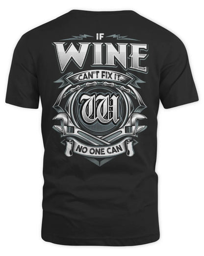 WINE AP81-K4-626 - Personalized Ahmed Quote Apparel “If Ahmed Can't Fix It, No One Can” - Unisex Standard T-Shirt - Black
