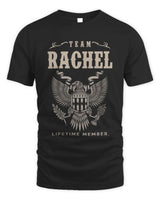 RACHEL TP06-K82 – Personalized Classic Style Apparel “Team NAME Lifetime Member” - Unisex Standard T-Shirt - Black