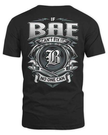BAE AP81-K4-626 - Personalized Ahmed Quote Apparel “If Ahmed Can't Fix It, No One Can” - Unisex Standard T-Shirt - Black