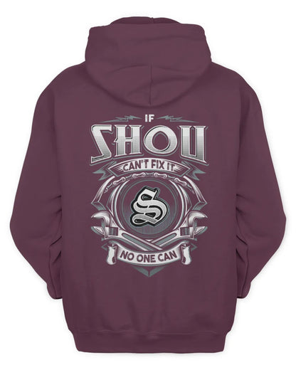 SHOU AP81-K4-626 - Personalized Ahmed Quote Apparel “If Ahmed Can't Fix It, No One Can” - Unisex Hoodie - Maroon