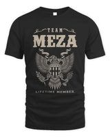 MEZA TP06-K82 – Personalized Classic Style Apparel “Team NAME Lifetime Member” - Unisex Standard T-Shirt - Black