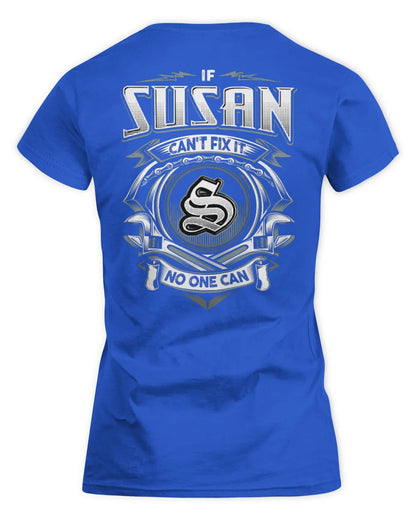 SUSAN AP81-K4-626 - Personalized Ahmed Quote Apparel “If Ahmed Can't Fix It, No One Can” - Women's Standard T-Shirt - Royal