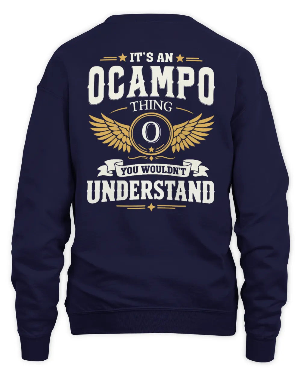 OCAMPO KT06-M008 It’s a [NAME] Thing – You Wouldn’t Understand | Personalized Vintage T-Shirt - Unisex Sweatshirt - Navy