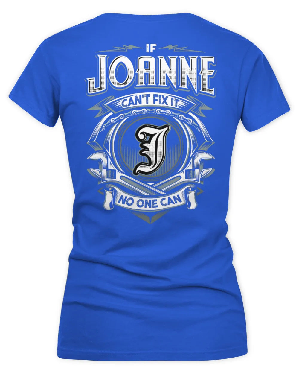 JOANNE AP81-K4-626 - Personalized Ahmed Quote Apparel “If Ahmed Can't Fix It, No One Can” - Women's V-Neck T-Shirt - Royal