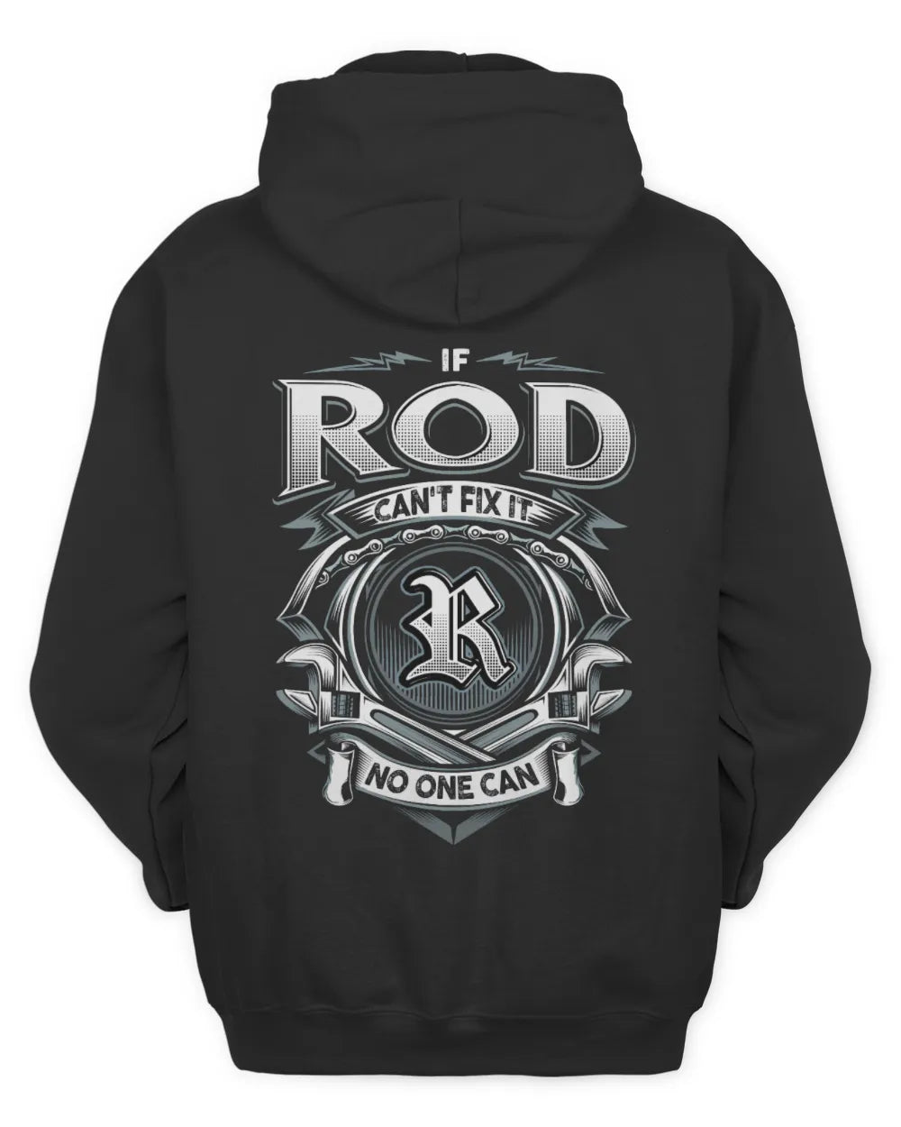 ROD AP81-K4-626 - Personalized Ahmed Quote Apparel “If Ahmed Can't Fix It, No One Can” - Unisex Hoodie - Black