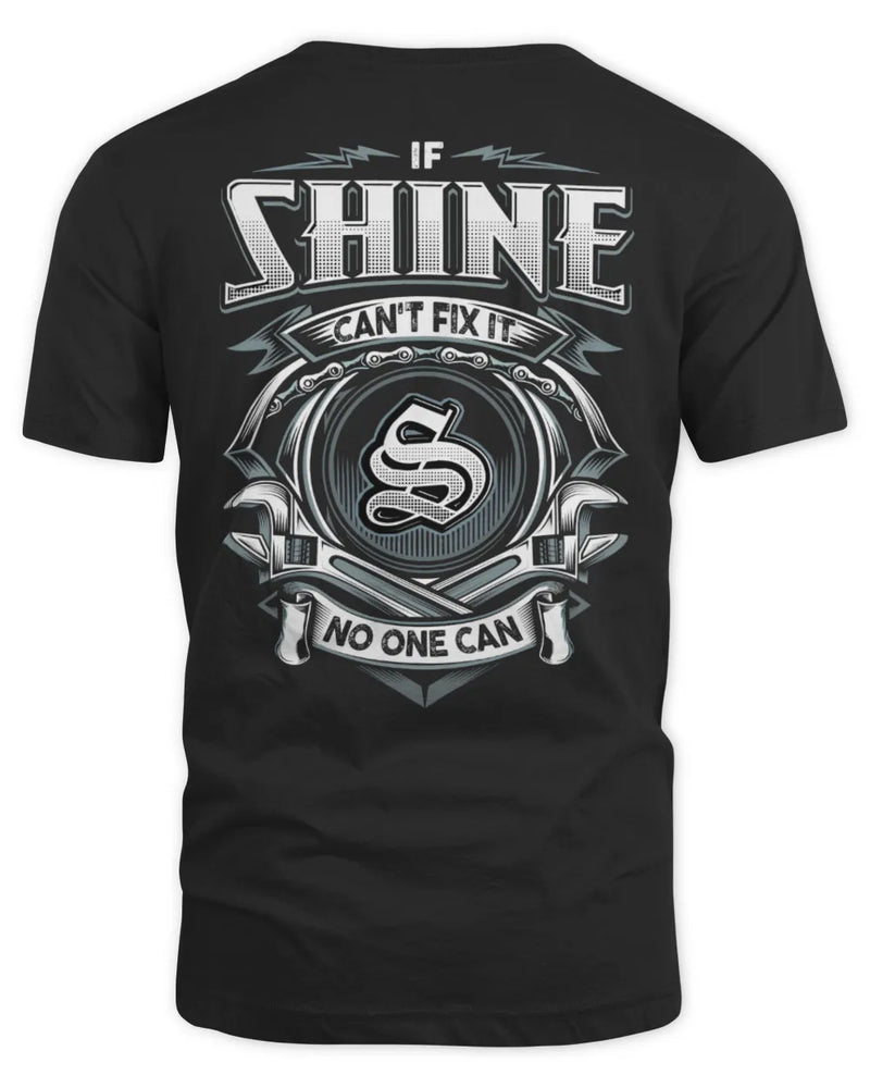 SHINE AP81-K4-626 - Personalized Ahmed Quote Apparel “If Ahmed Can't Fix It, No One Can” - Unisex Standard T-Shirt - Black