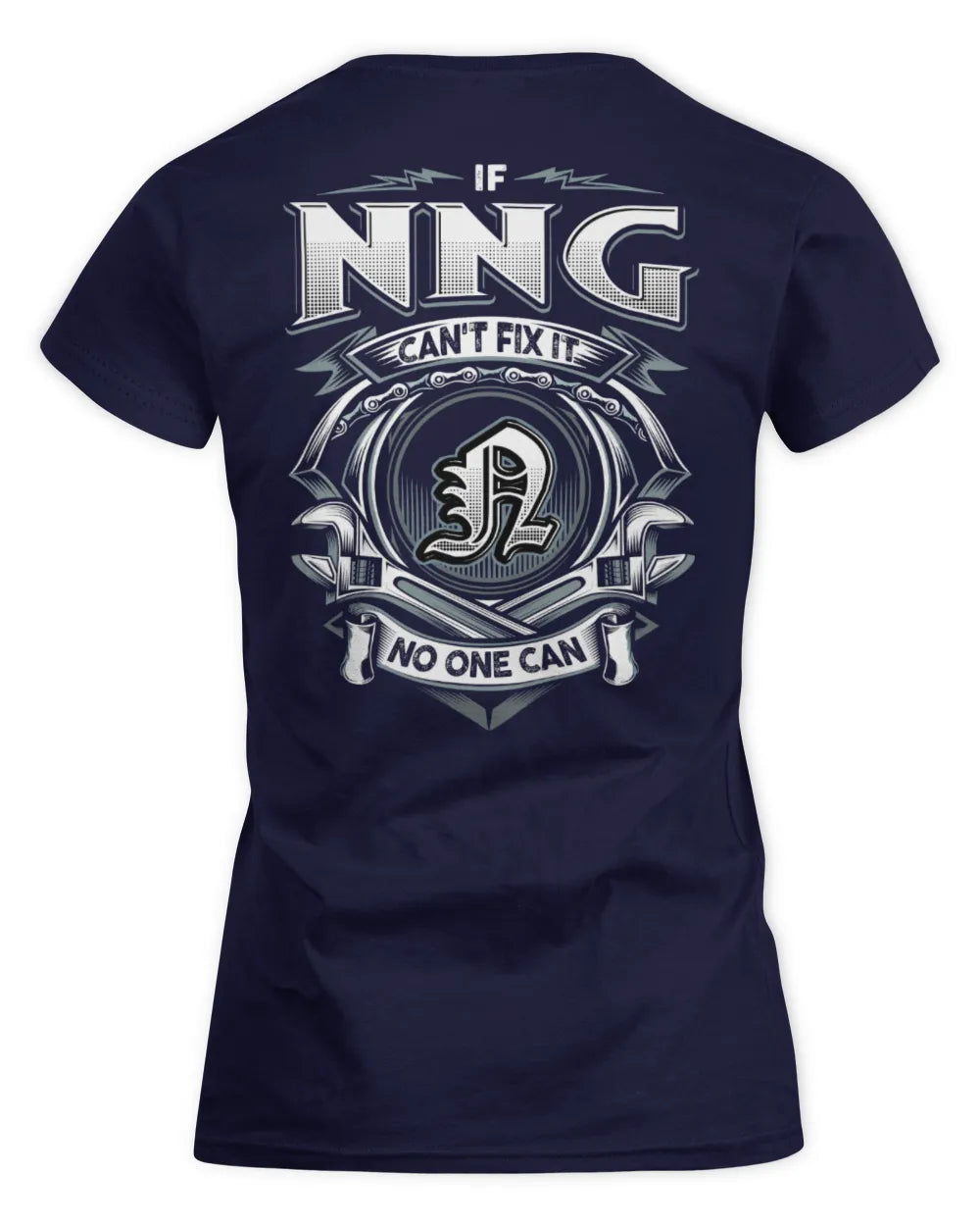 NNG AP81-K4-626 - Personalized Ahmed Quote Apparel “If Ahmed Can't Fix It, No One Can” - Women's Standard T-Shirt - Navy