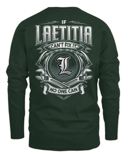 LAETITIA AP81-K4-626 - Personalized Ahmed Quote Apparel “If Ahmed Can't Fix It, No One Can” - Men's Long Sleeved T-Shirt - Forest Green