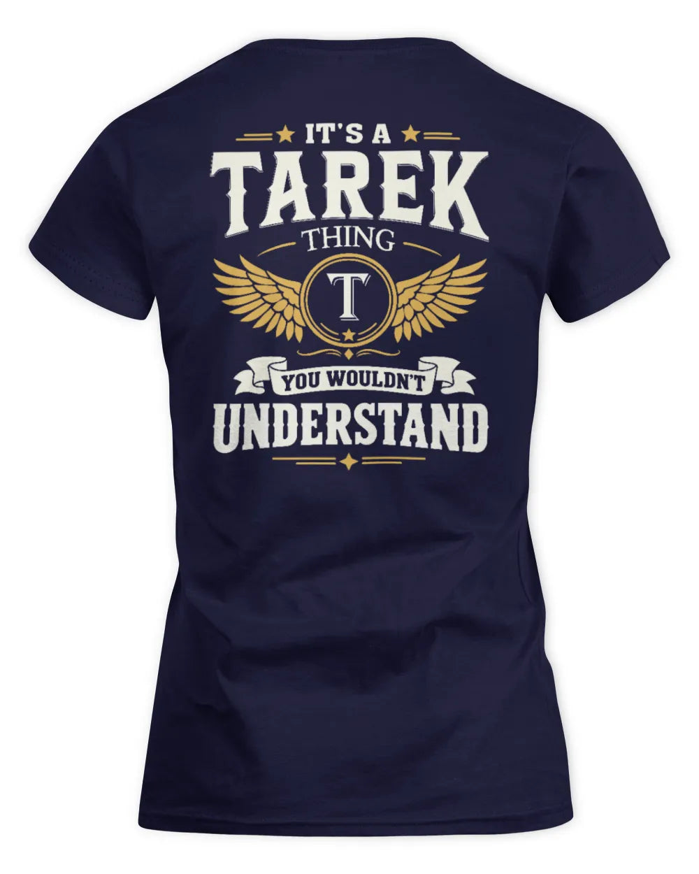 TAREK KT06-M008 It’s a [NAME] Thing – You Wouldn’t Understand | Personalized Vintage T-Shirt - Women's Standard T-Shirt - Navy