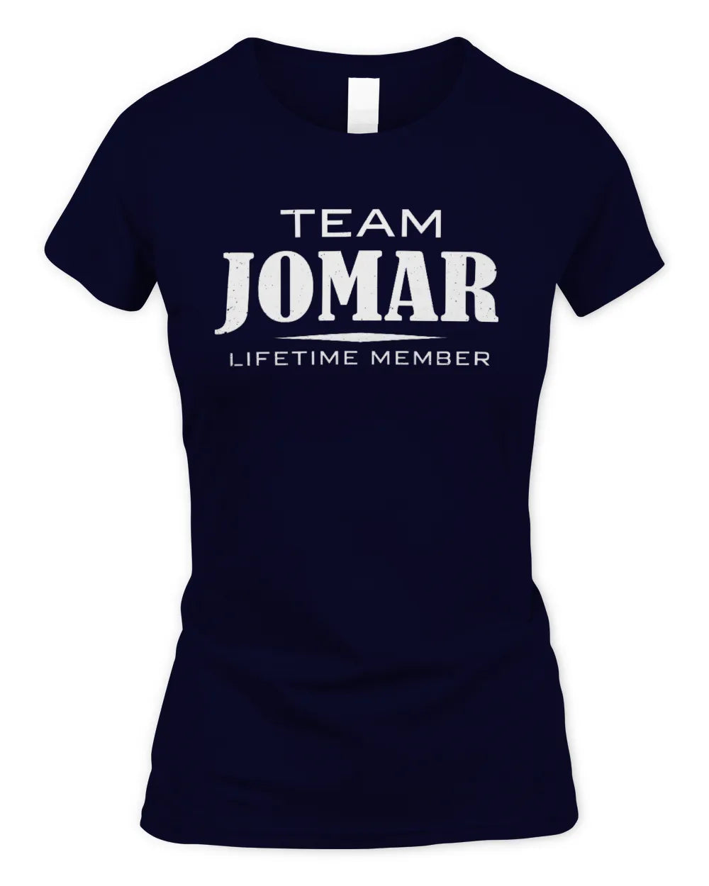 JOMAR BL62-K4-128 - Personalized “Team NAME Lifetime Member” - Women's Standard T-Shirt - Navy