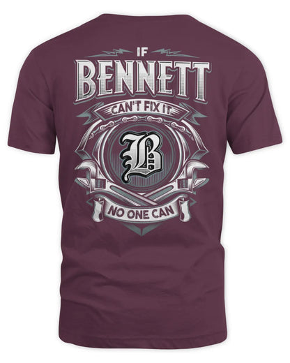 BENNETT AP81-K4-626 - Personalized Ahmed Quote Apparel “If Ahmed Can't Fix It, No One Can” - Unisex Standard T-Shirt - Maroon