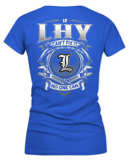 LHY AP81-K4-626 - Personalized Ahmed Quote Apparel “If Ahmed Can't Fix It, No One Can” - Women's V-Neck T-Shirt - Royal