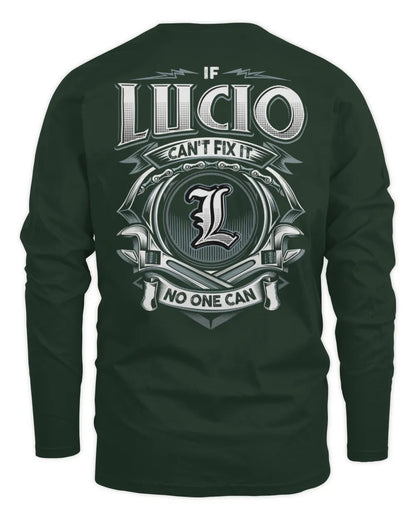 LUCIO AP81-K4-626 - Personalized Ahmed Quote Apparel “If Ahmed Can't Fix It, No One Can” - Men's Long Sleeved T-Shirt - Forest Green