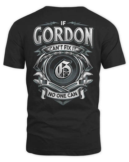 GORDON AP81-K4-626 - Personalized Ahmed Quote Apparel “If Ahmed Can't Fix It, No One Can” - Unisex Standard T-Shirt - Black