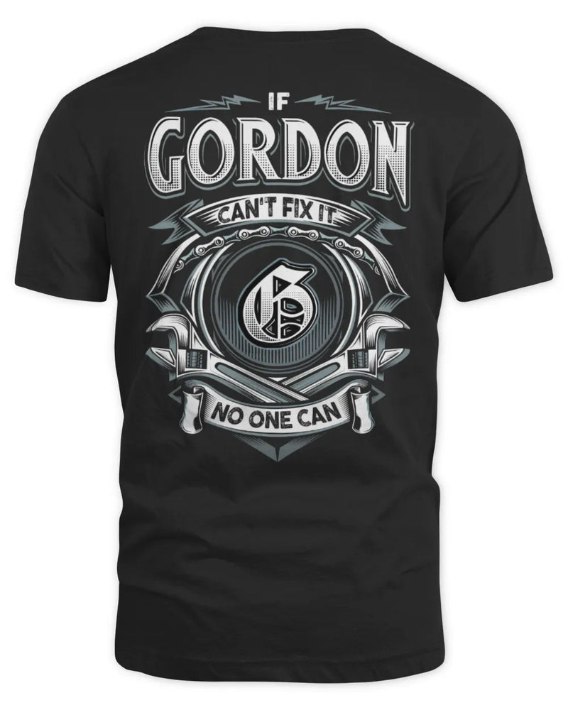 GORDON AP81-K4-626 - Personalized Ahmed Quote Apparel “If Ahmed Can't Fix It, No One Can” - Unisex Standard T-Shirt - Black