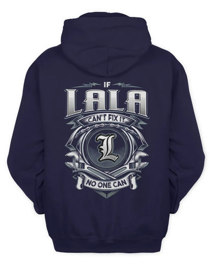 LALA AP81-K4-626 - Personalized Ahmed Quote Apparel “If Ahmed Can't Fix It, No One Can” - Unisex Hoodie - Navy