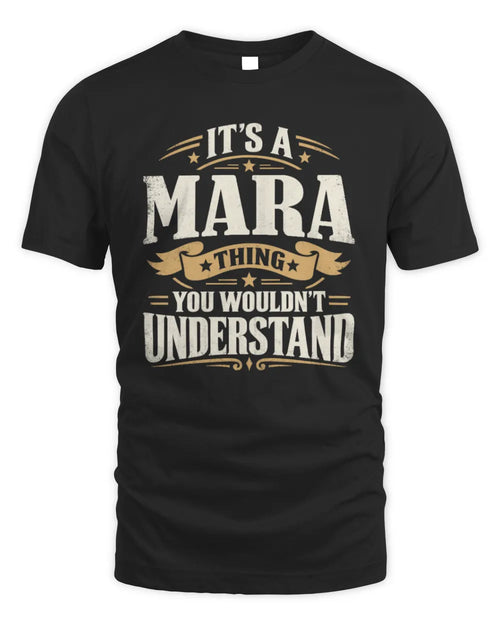 MARA P08 TH51 - Personalized “It’s a/an [NAME] Thing – You Wouldn’t Understand” Shirt - Unisex Standard T-Shirt - Black