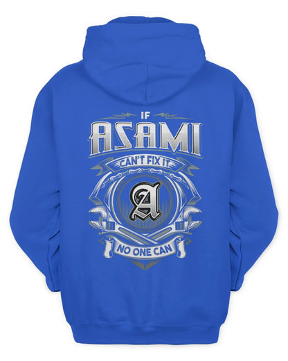 ASAMI AP81-K4-626 - Personalized Ahmed Quote Apparel “If Ahmed Can't Fix It, No One Can” - Unisex Hoodie - Royal