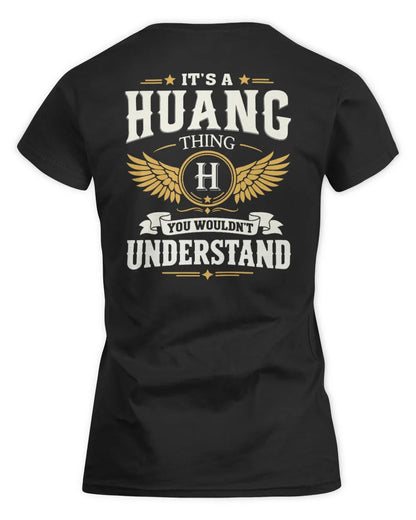 HUANG KT06-M008 It’s a [NAME] Thing – You Wouldn’t Understand | Personalized Vintage T-Shirt - Women's Standard T-Shirt - Black