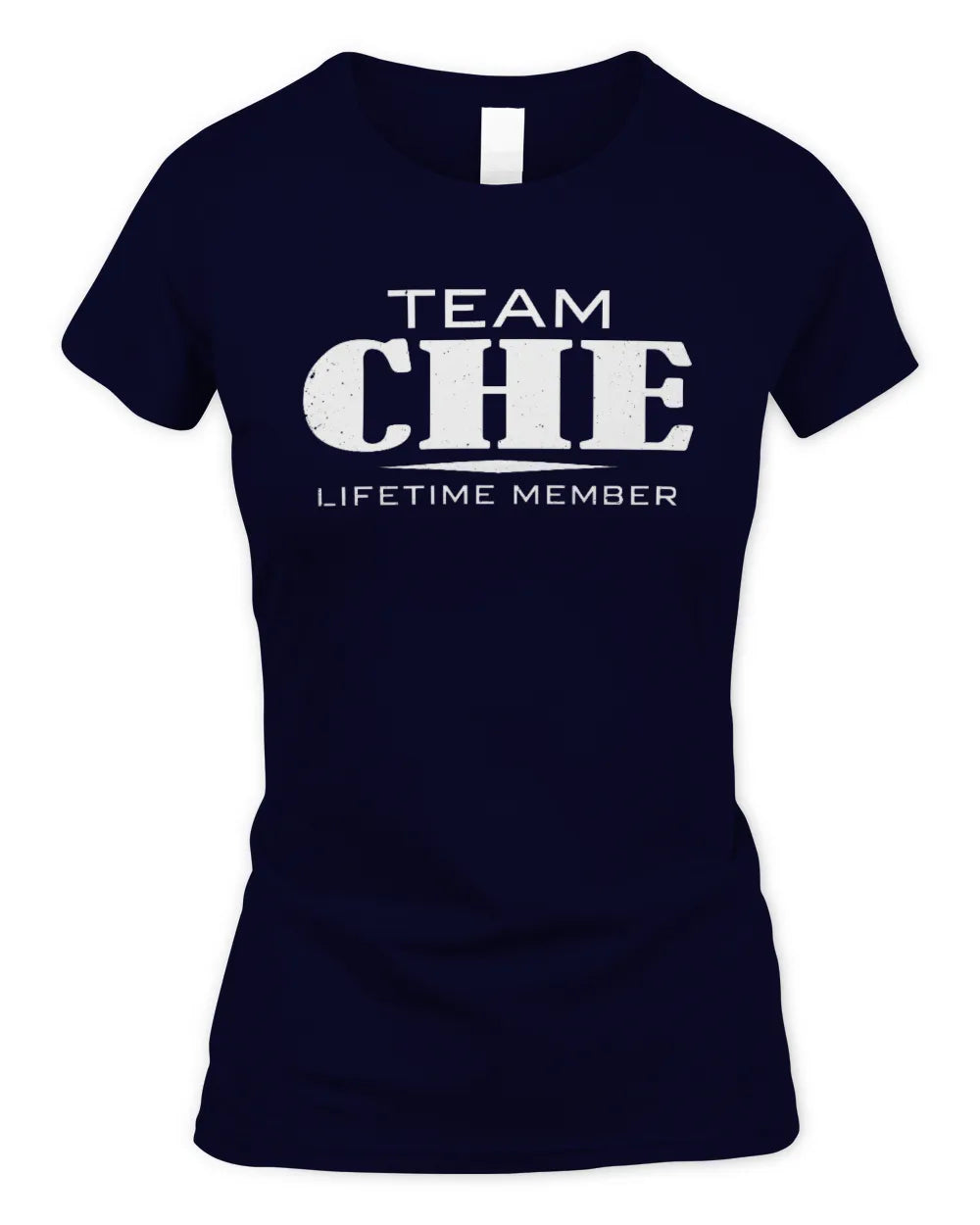 CHE BL62-K4-128 - Personalized “Team NAME Lifetime Member” - Women's Standard T-Shirt - Navy