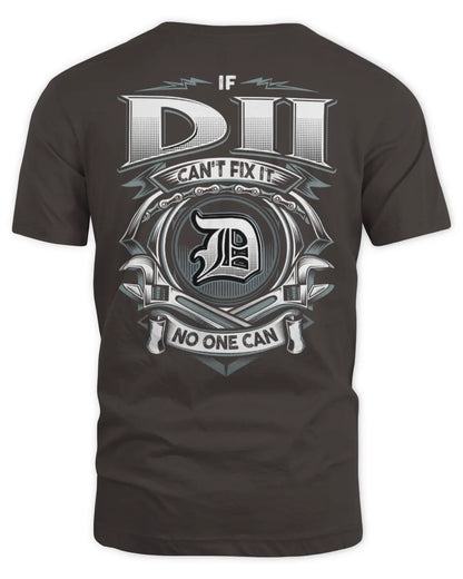 DII AP81-K4-626 - Personalized Ahmed Quote Apparel “If Ahmed Can't Fix It, No One Can” - Unisex Standard T-Shirt - Dark Chocolate