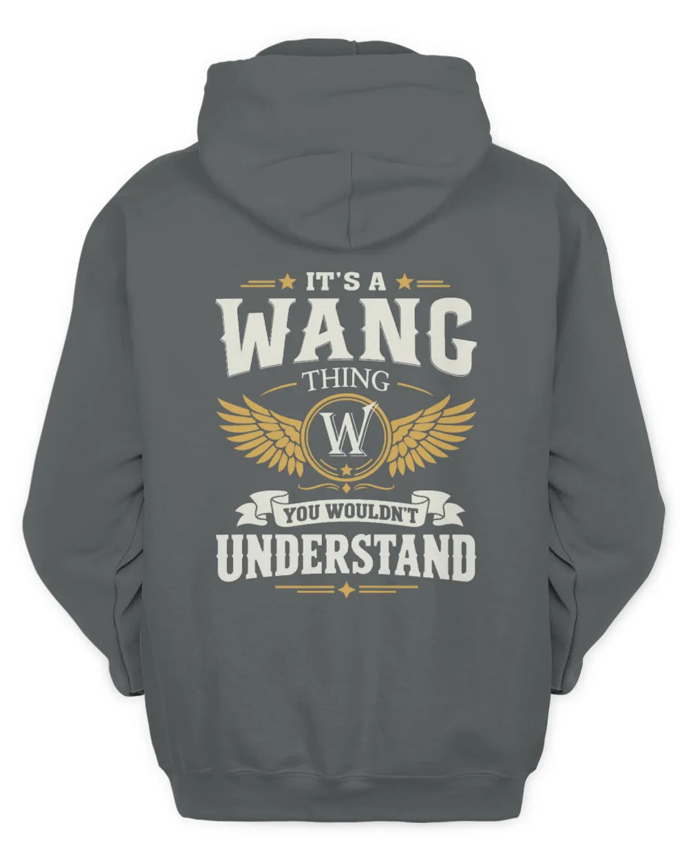 WANG KT06-M008 It’s a [NAME] Thing – You Wouldn’t Understand | Personalized Vintage T-Shirt - Unisex Hoodie - Charcoal