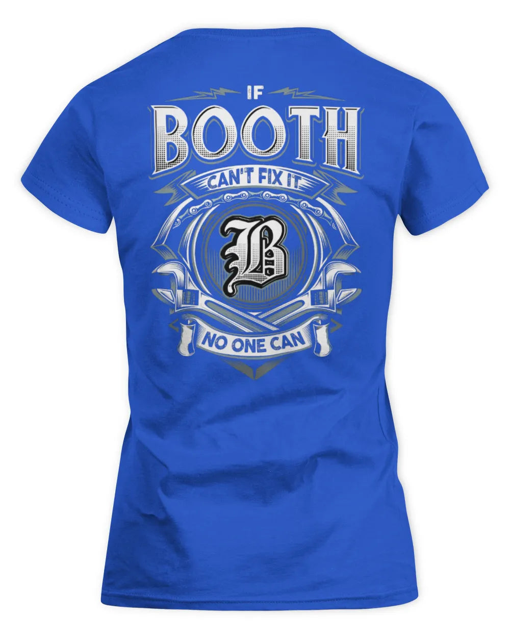 BOOTH AP81-K4-626 - Personalized Ahmed Quote Apparel “If Ahmed Can't Fix It, No One Can” - Women's Standard T-Shirt - Royal