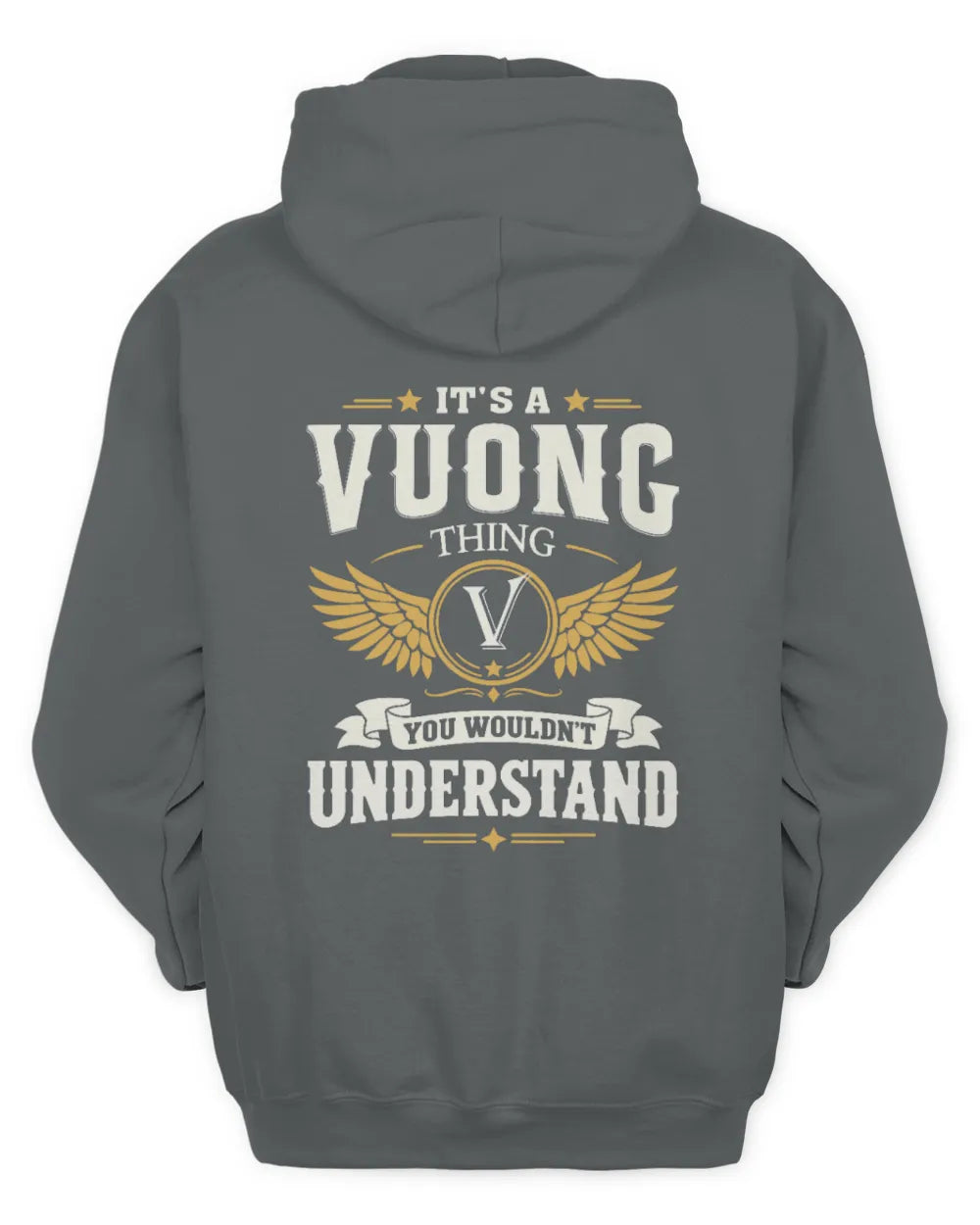 VUONG KT06-M008 It’s a [NAME] Thing – You Wouldn’t Understand | Personalized Vintage T-Shirt - Unisex Hoodie - Charcoal