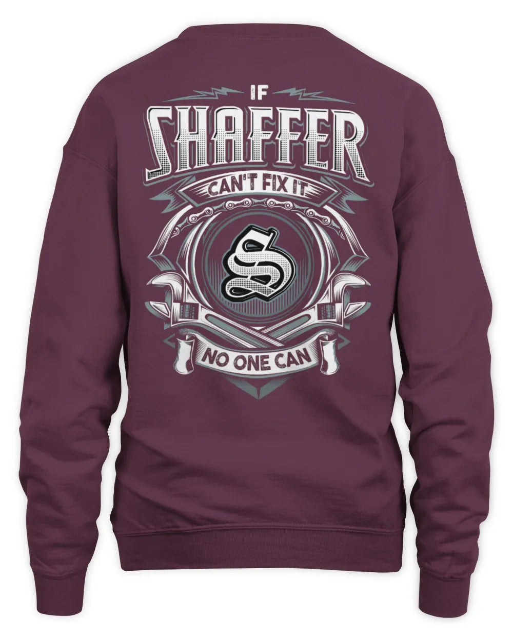 SHAFFER AP81-K4-626 - Personalized Ahmed Quote Apparel “If Ahmed Can't Fix It, No One Can” - Unisex Sweatshirt - Maroon