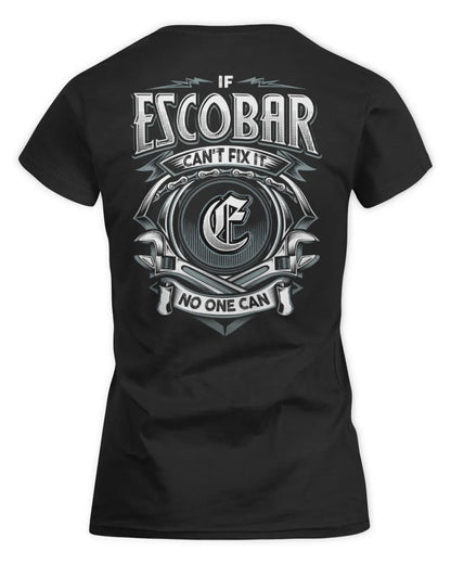 ESCOBAR AP81-K4-626 - Personalized Ahmed Quote Apparel “If Ahmed Can't Fix It, No One Can” - Women's Standard T-Shirt - Black