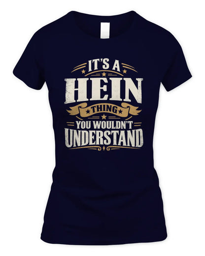 HEIN P08 TH51 - Personalized “It’s a/an [NAME] Thing – You Wouldn’t Understand” Shirt - Women's Standard T-Shirt - Navy