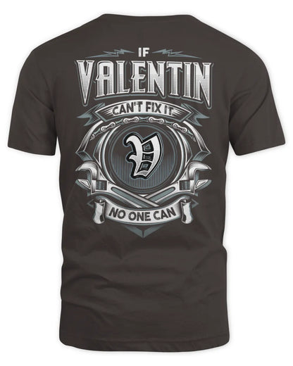 VALENTIN AP81-K4-626 - Personalized Ahmed Quote Apparel “If Ahmed Can't Fix It, No One Can” - Unisex Standard T-Shirt - Dark Chocolate