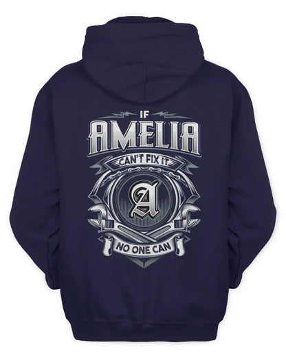 AMELIA AP81-K4-626 - Personalized Ahmed Quote Apparel “If Ahmed Can't Fix It, No One Can” - Unisex Hoodie - Navy