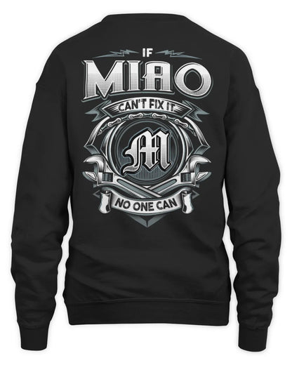 MIAO AP81-K4-626 - Personalized Ahmed Quote Apparel “If Ahmed Can't Fix It, No One Can” - Unisex Sweatshirt - Black
