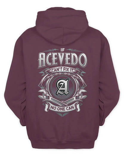 ACEVEDO AP81-K4-626 - Personalized Ahmed Quote Apparel “If Ahmed Can't Fix It, No One Can” - Unisex Hoodie - Maroon