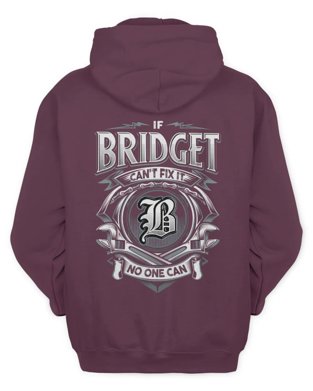 BRIDGET AP81-K4-626 - Personalized Ahmed Quote Apparel “If Ahmed Can't Fix It, No One Can” - Unisex Hoodie - Maroon