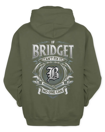 BRIDGET AP81-K4-626 - Personalized Ahmed Quote Apparel “If Ahmed Can't Fix It, No One Can” - Unisex Hoodie - Military Green