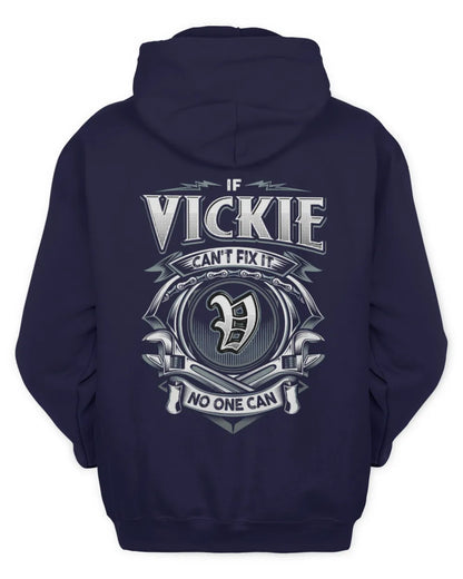 VICKIE AP81-K4-626 - Personalized Ahmed Quote Apparel “If Ahmed Can't Fix It, No One Can” - Unisex Hoodie - Navy