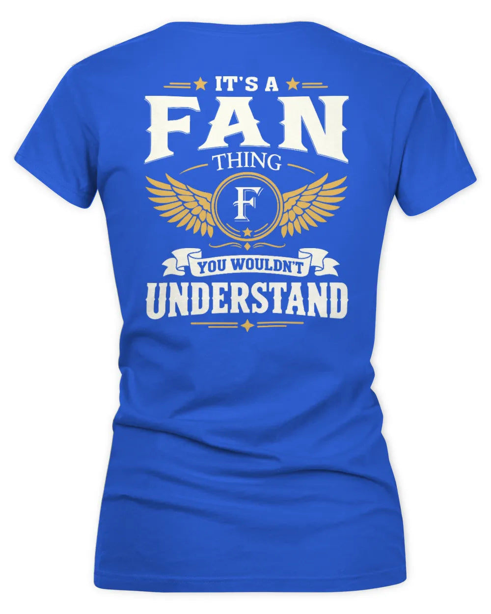FAN KT06-M008 It’s a [NAME] Thing – You Wouldn’t Understand | Personalized Vintage T-Shirt - Women's V-Neck T-Shirt - Royal