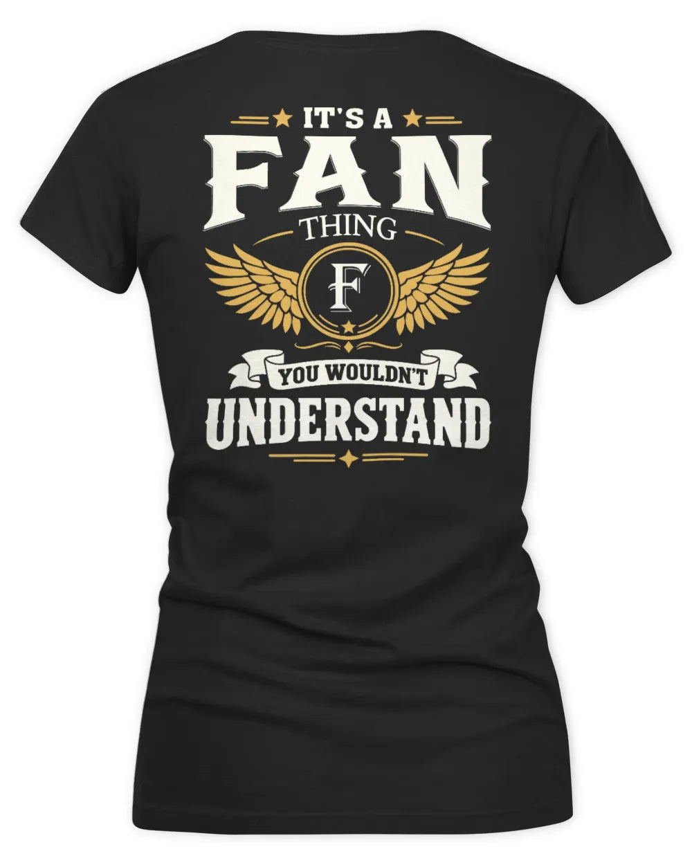FAN KT06-M008 It’s a [NAME] Thing – You Wouldn’t Understand | Personalized Vintage T-Shirt - Women's V-Neck T-Shirt - Black